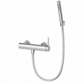SKY PRIME SHOWER MIXER SET HOOK FLEXIBLE S/S SATIN