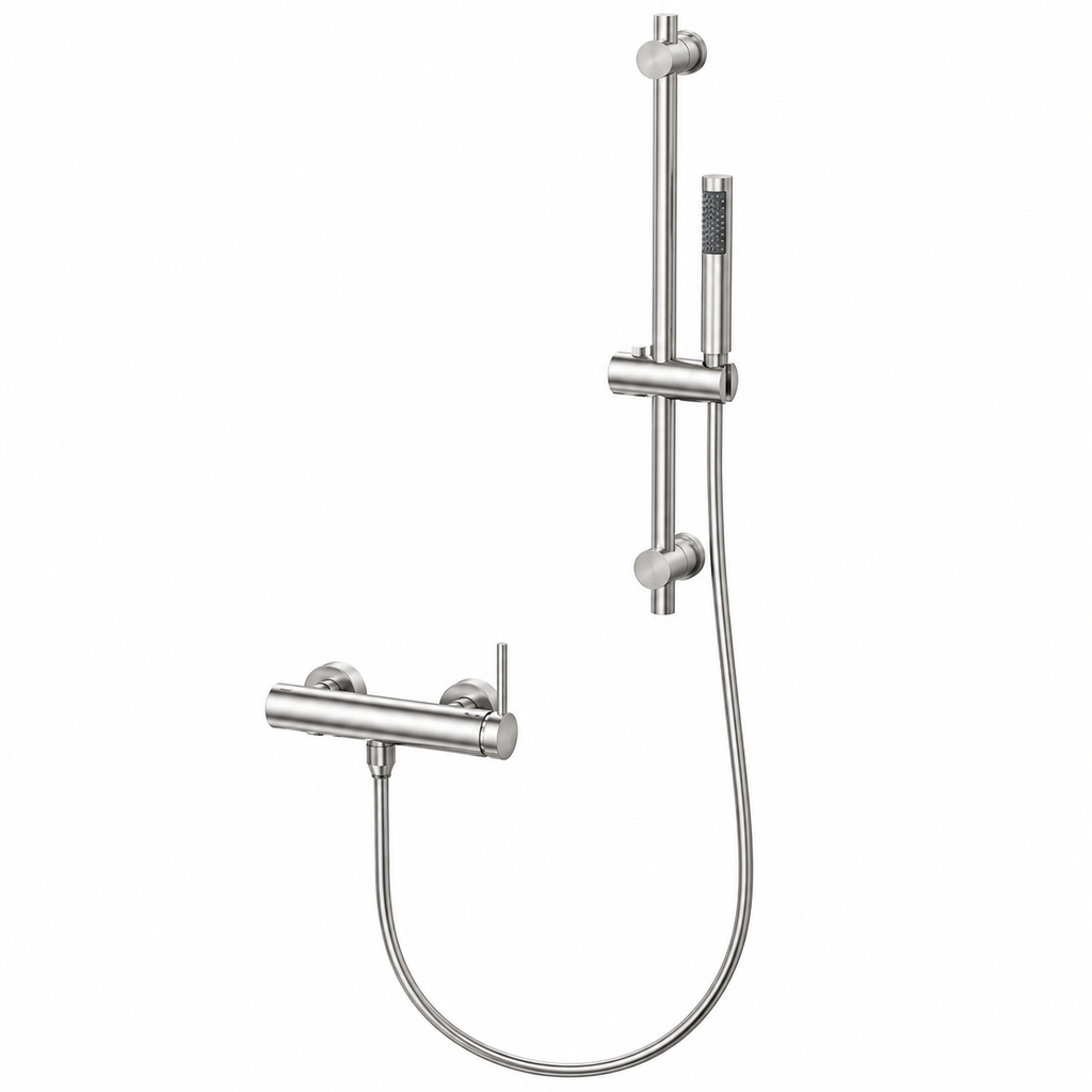 SKY PRIME SHOWER MIXER SET UNICA S/S SATIN