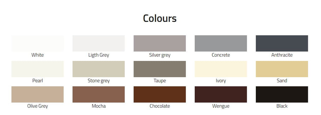 Slate shower tray colour finishes