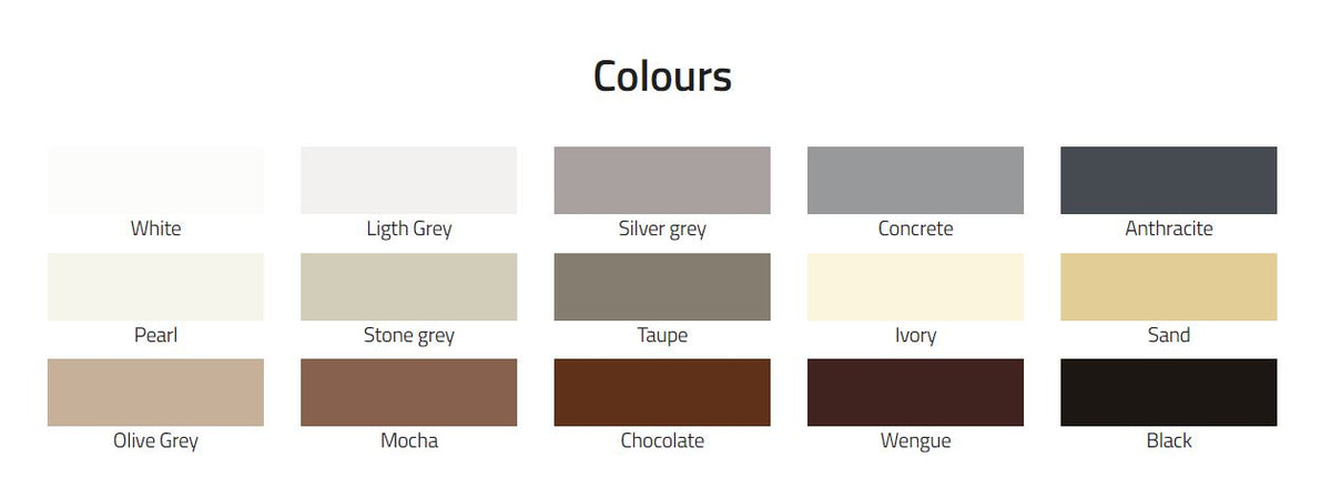 Slate shower tray colour finishes