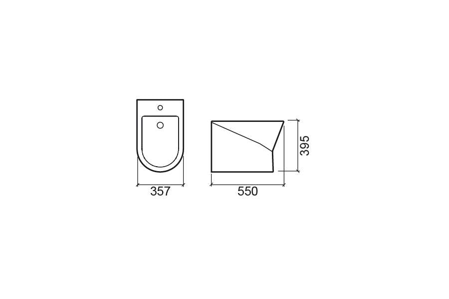 SND852 (140420) URB.Y BACK-TO-WALL BIDET