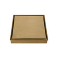 ORABELLA SHOWER DRAIN BRUSHED GOLD 13X13cm
