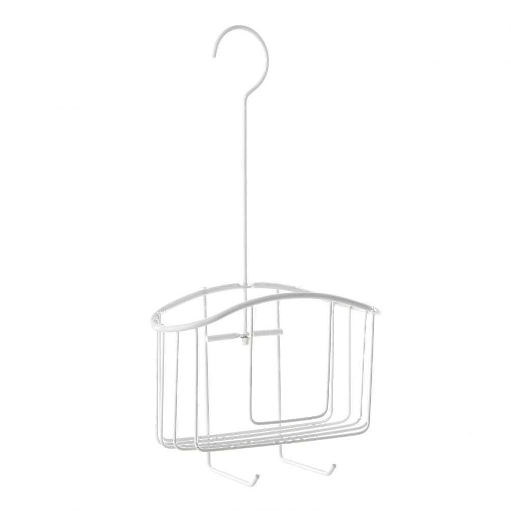 TATAY ALUMINIUM SHOWER CADDY MONO WHITE