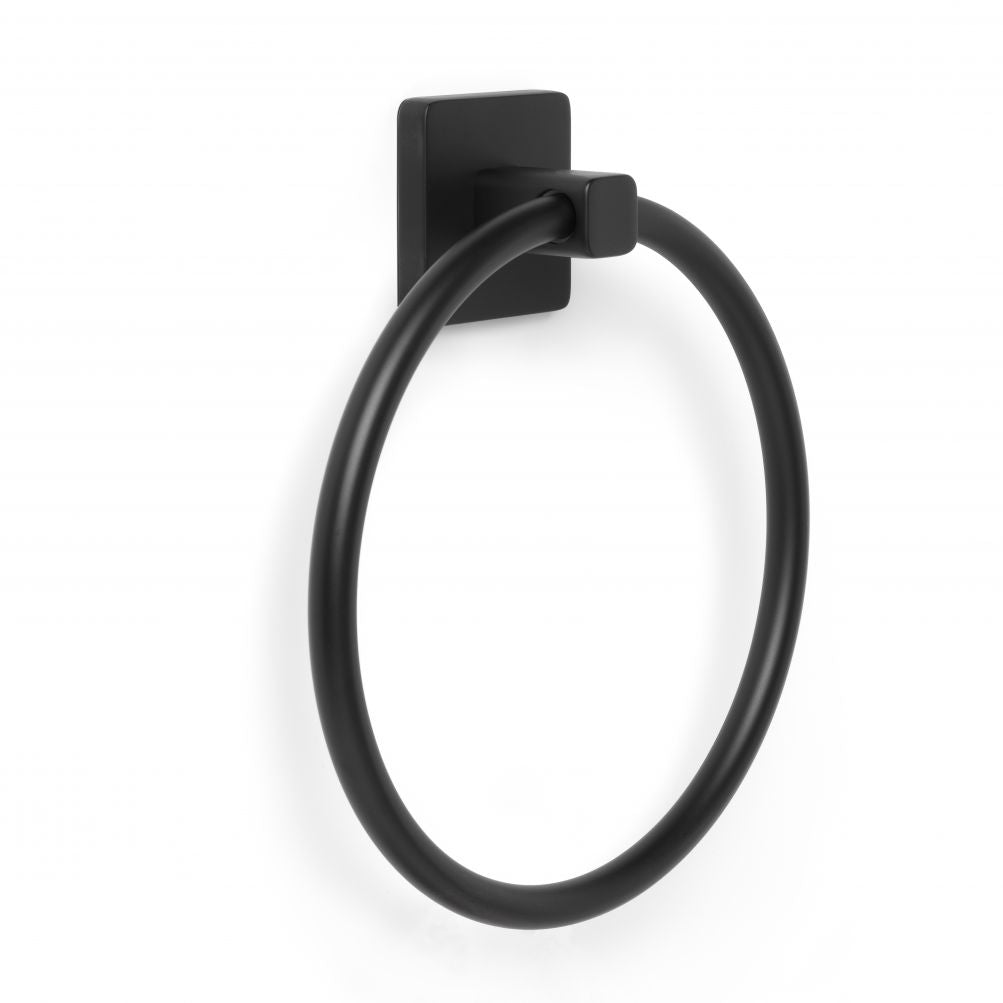 TATAY KALO BLACK MAT TOWEL RING BLACK MAT