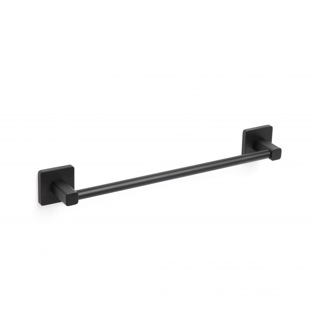 TATAY KALO BLACK MAT TOWEL RAIL 45CM BLACK
