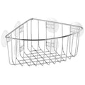 TATAY KROM CORNER WIRE SHELF W/SUCTION PAD 19X19X10CM CHROME