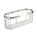 TATAY ALUMINIUM + QF OVAL STORAGE BASKET ALUMINIUM + QF SATIN CHROME