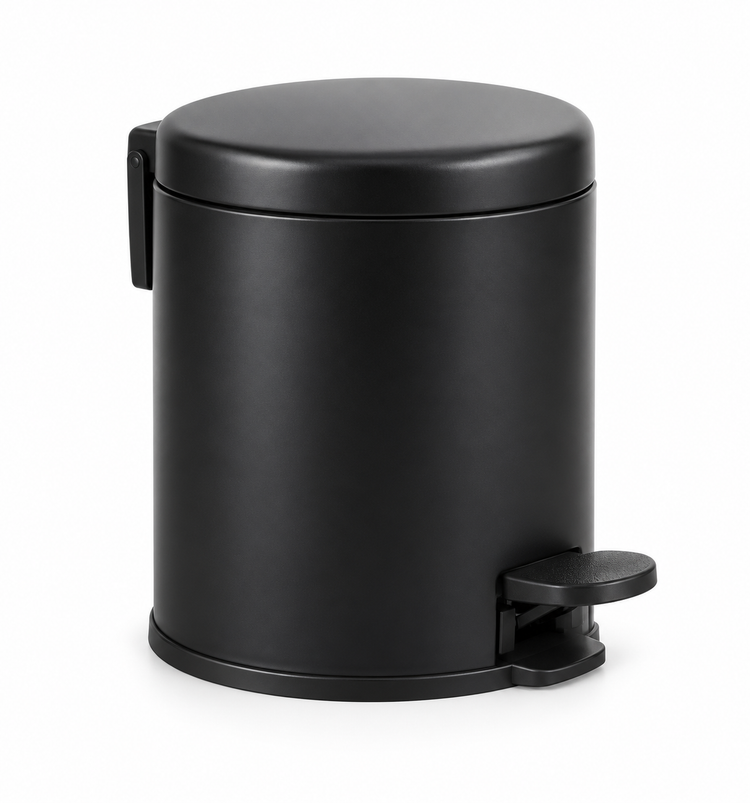 TATAY NORDIC 5L pedal bin in black