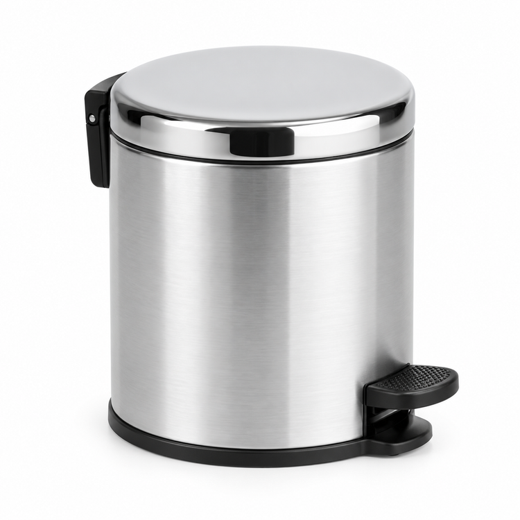 TATAY NORDIC 5L pedal bin in steel
