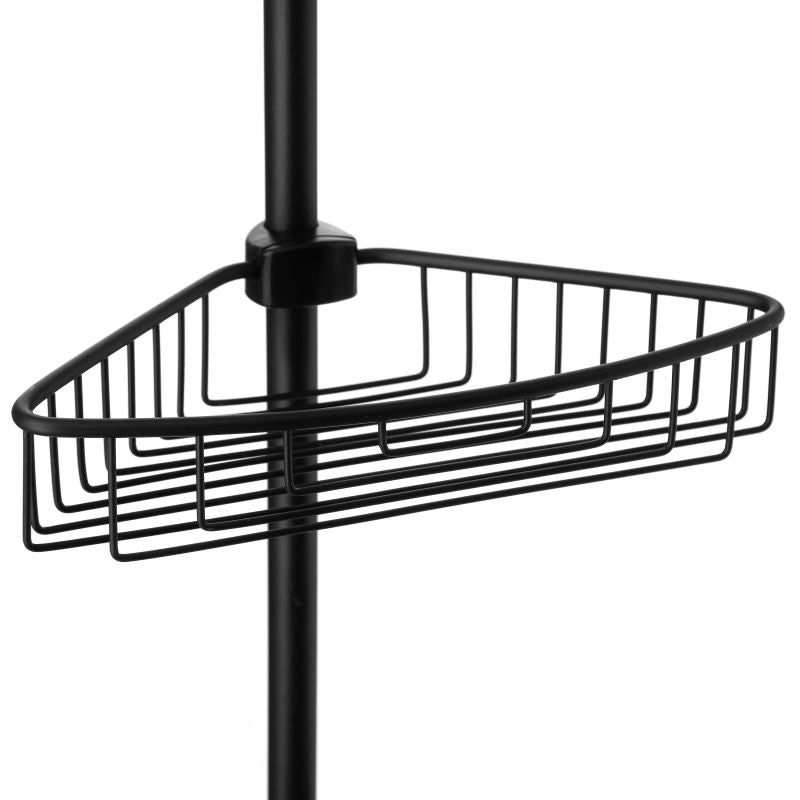 TATAY TELESCOPIC BAR 4 BASKETS BLACK