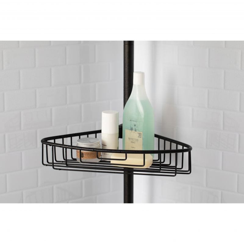 TATAY TELESCOPIC BAR 4 BASKETS BLACK