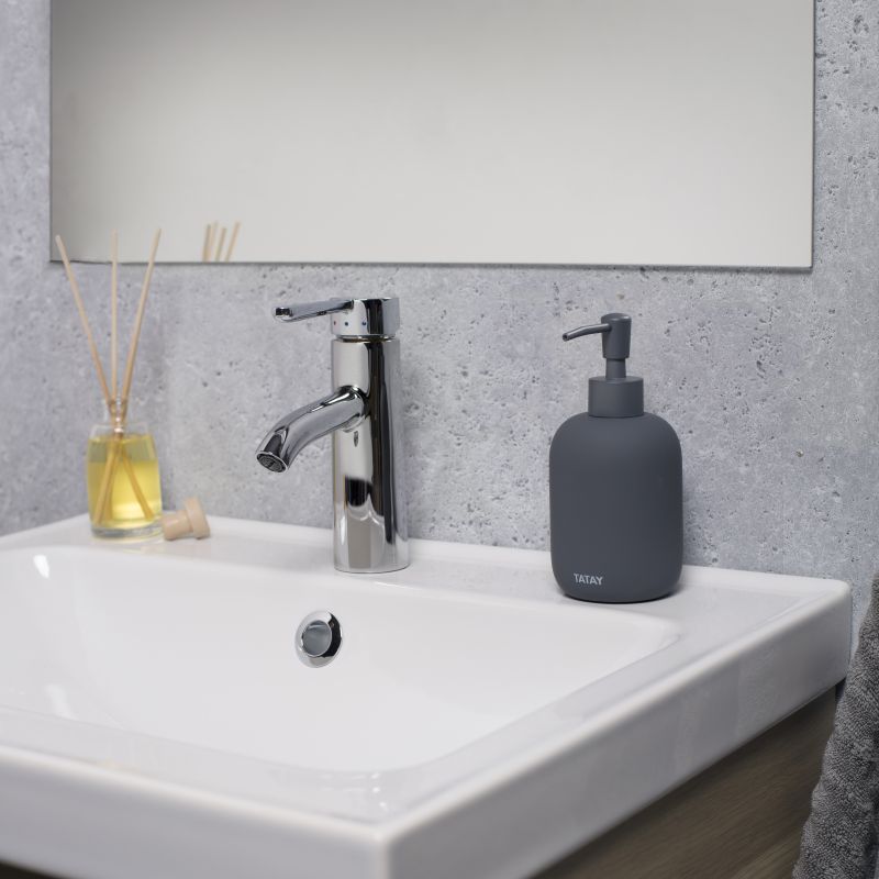 TATAY SOFT LIQUID SOAP DISPENSER ANTHRACITE GREY