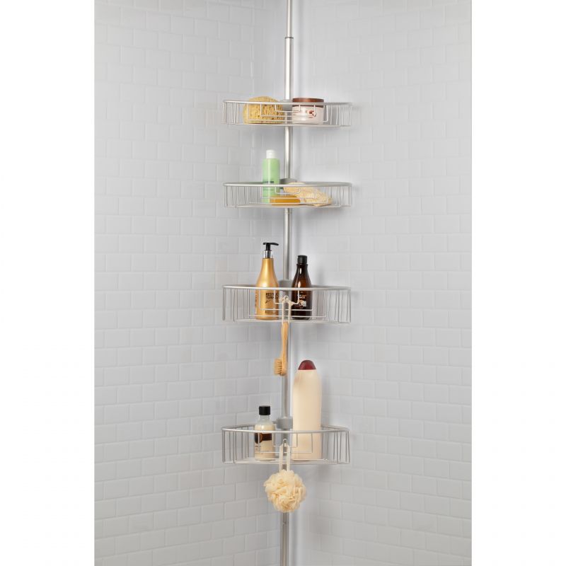 TATAY TELESCOPIC BAR 4 BASKETS STEEL