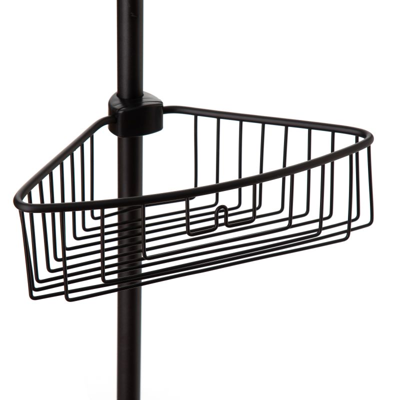 TATAY TELESCOPIC BAR 4 BASKETS BLACK