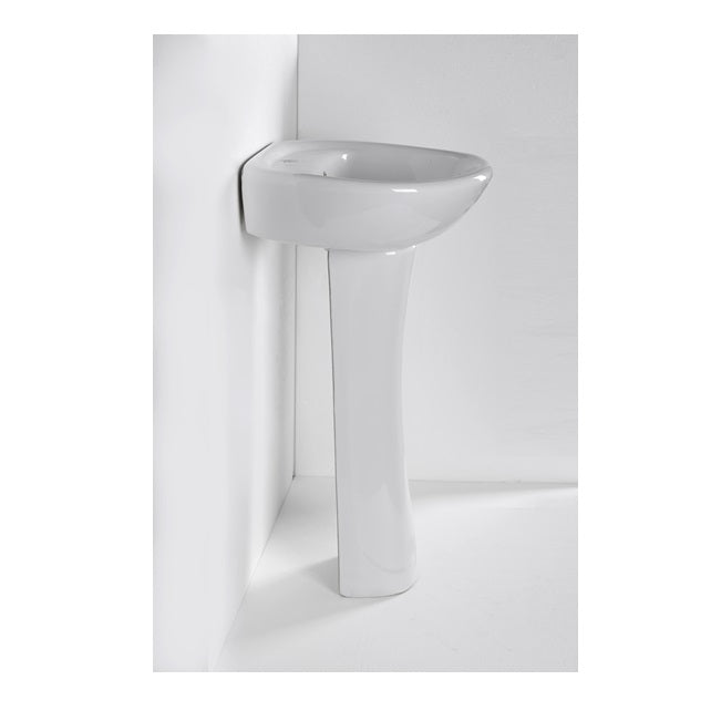 BASIN WITH PEDESTAL 495x430x840MM