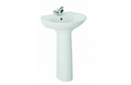 (103300 & 103200) AVEIRO WALL HUNG BASIN WITH PEDESTAL 550x455x150MM