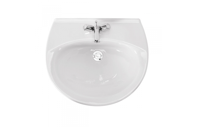 (103310) AVEIRO WALL HUNG BASIN 595x505x150MM