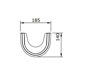 (135200) CETUS BASIC PEDESTAL 185x140x704MM