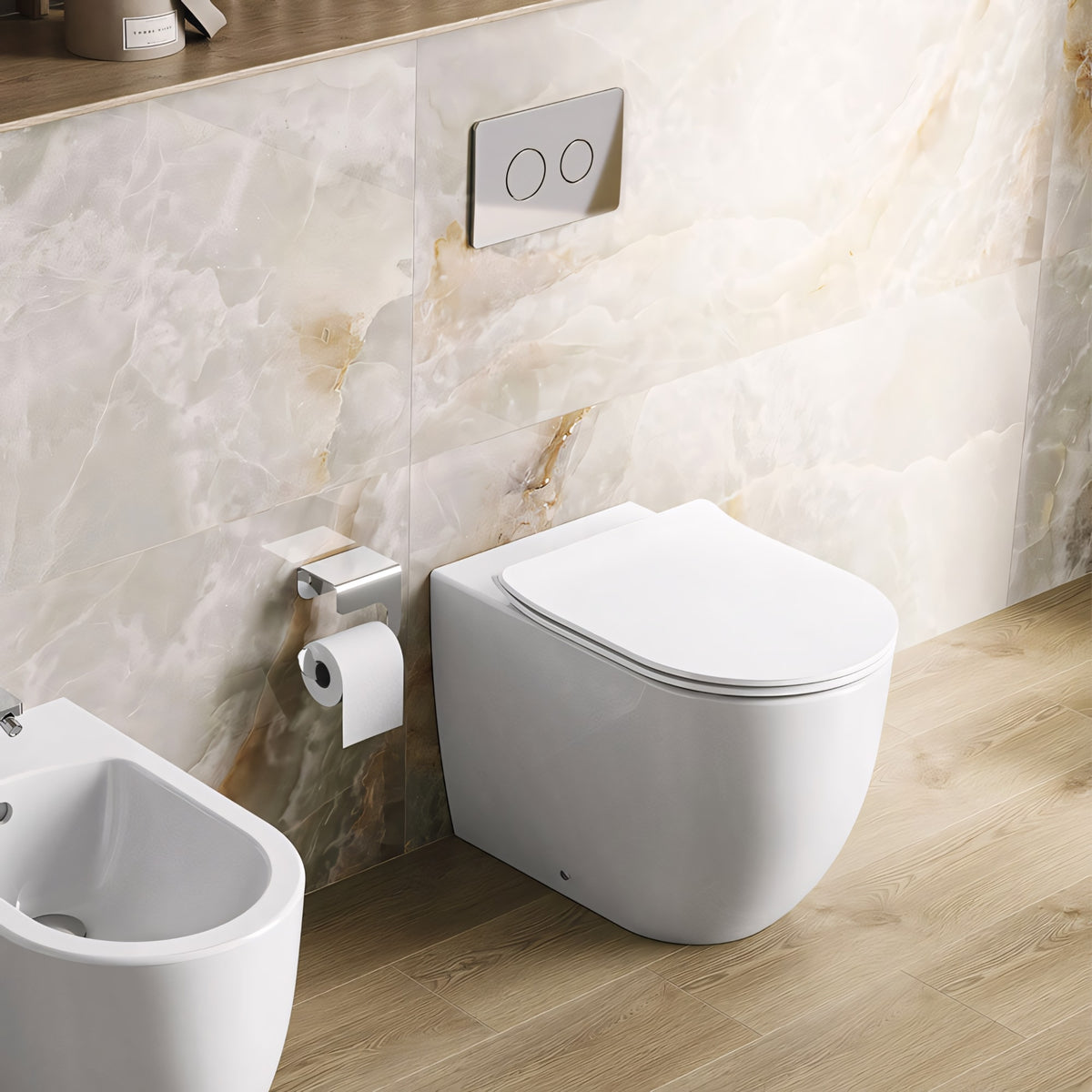 (137012004) SANIBOLD RIMFLUSH COMPLETE FLOOR STANDING TOILET