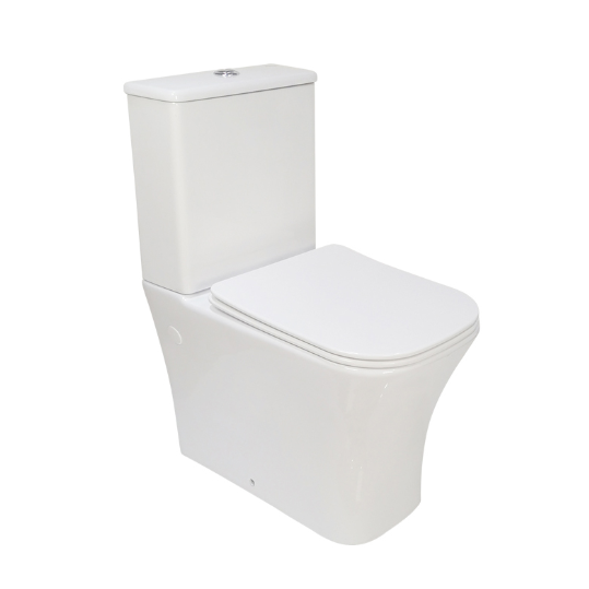 RIANA RIMLESS COMPLETE SET TOILET P-TRAP 180MM/S-TRAP 220MM