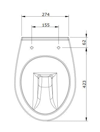 (110042) CETUS WALL HUNG TOILET