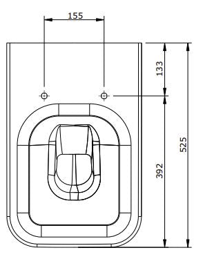 (127011) ADVANCE FLOOR STANDING TOILET P-TRAP/S-TRAP 210MM
