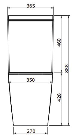 (127023) ADVANCE COMPLETE SET TOILET