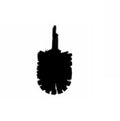BLACK TOILET BRUSH