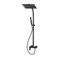 COMPLETE BLACK MATTE SHOWER COLUMN