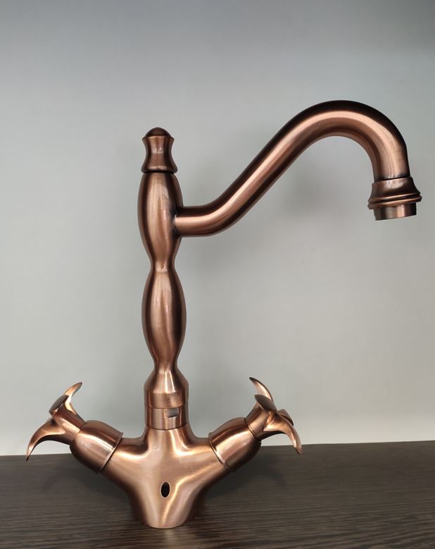 COPPER 2-WAY BASIN MIXER