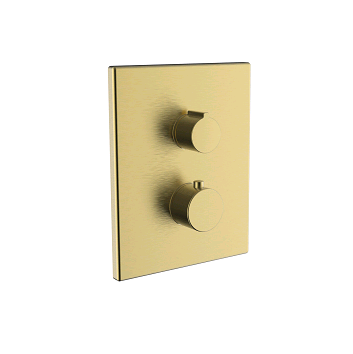 UP!URBAN BRUSHED GOLD CONCEALED THERMO. SHOWER MIXER
