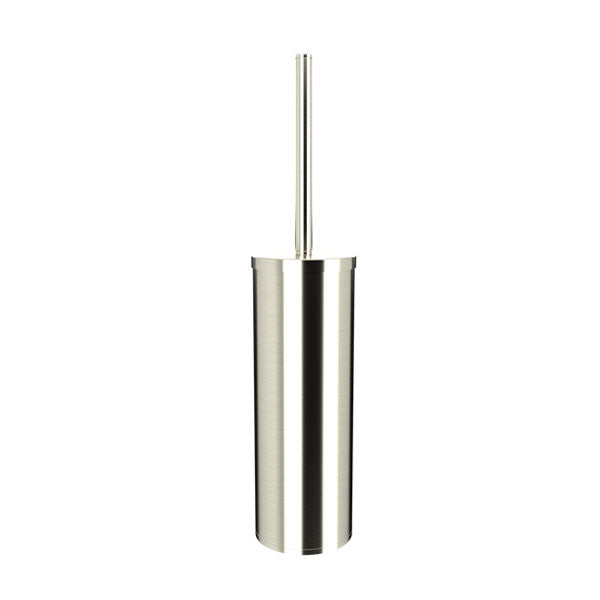 Verdi Brushed Nickel Round Toilet Brush