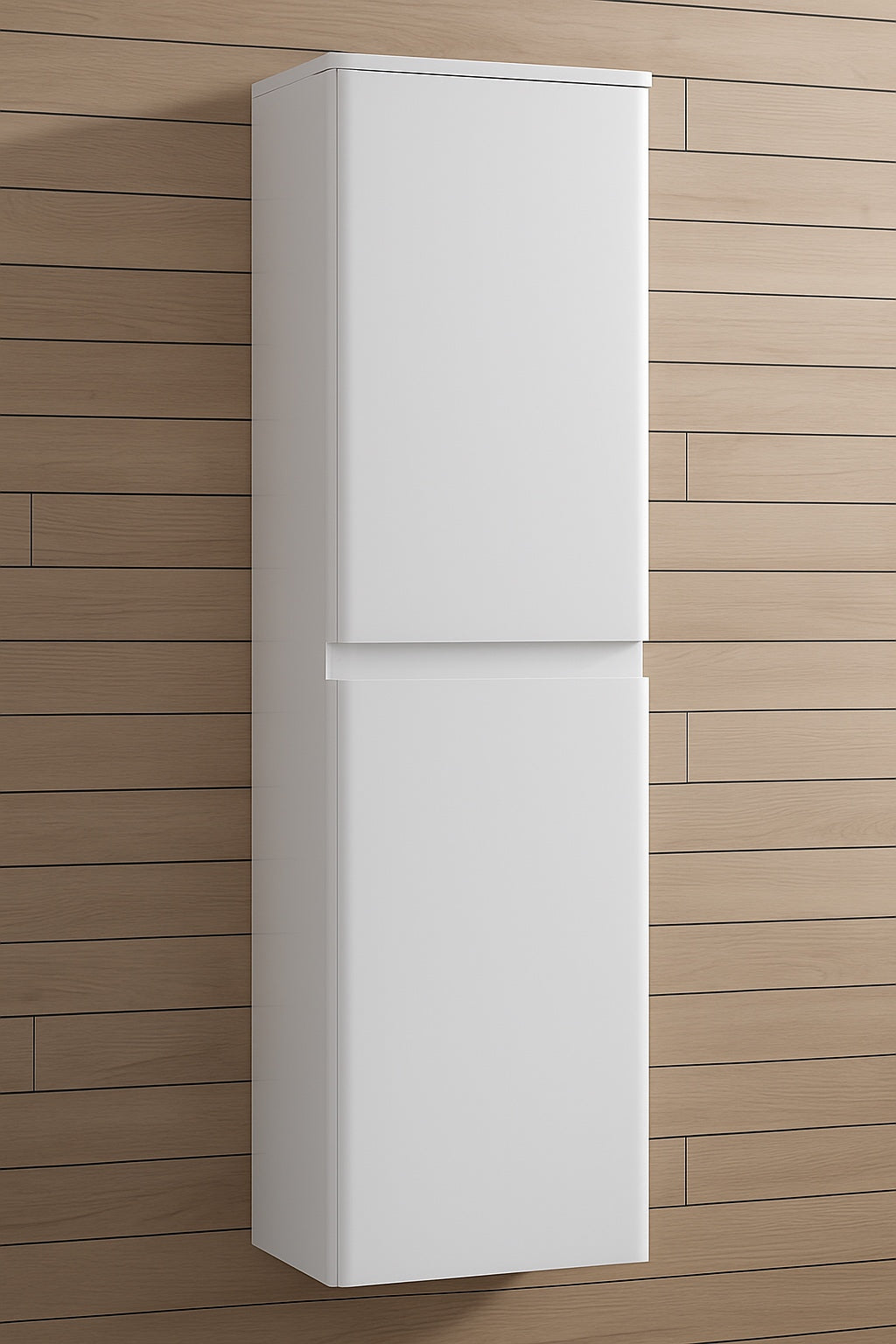 CURVE SIDE CABINET WHITE
